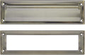 Brushed Antique Brass 10 in Solid Brass Mail Slot - Durable Security