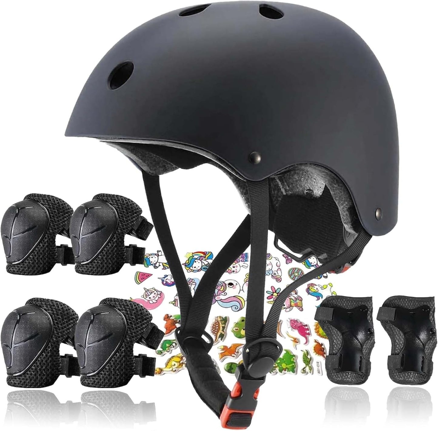 Kids Helmet with Knee and Elbow Pads for Safe Sports Fun