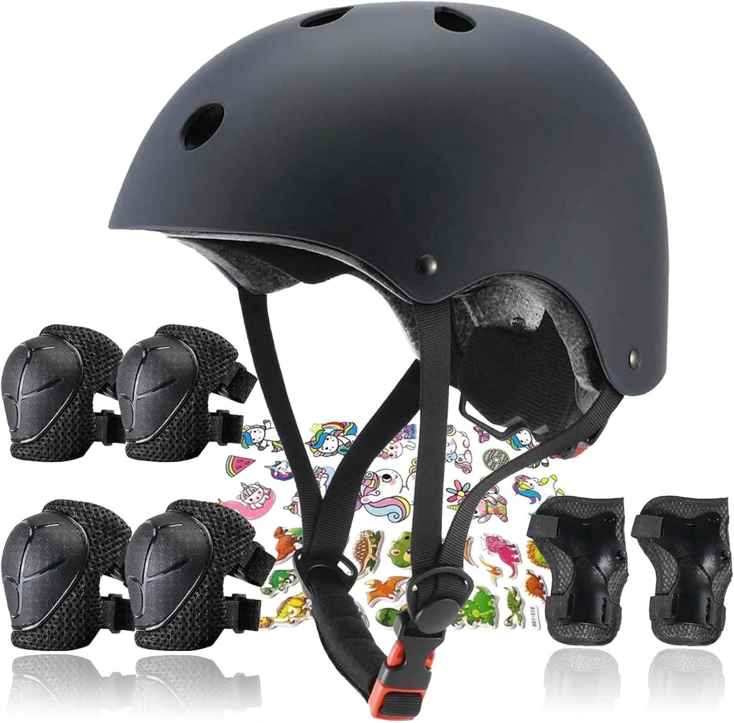 Kids Helmet with Knee and Elbow Pads for Safe Sports Fun