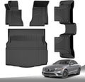 All Weather Floor Mats Compatible with Mercedes C Class Sedan C300