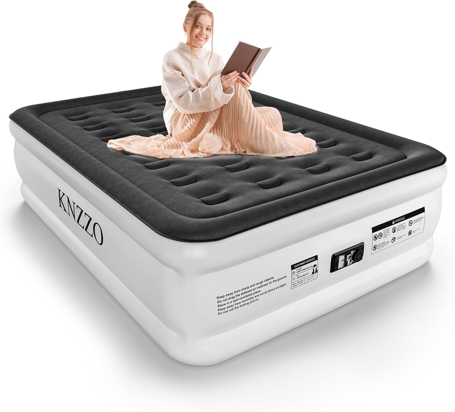 Full Air Mattress with Built-in Pump for Ultimate Comfort