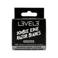 Level 3 Double Edge Razor Blades - Platinum Coated, 100 Count