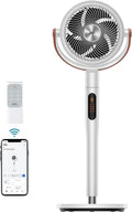 Dreo Fan for Bedroom: 100ft Smart Oscillating Pedestal Fan