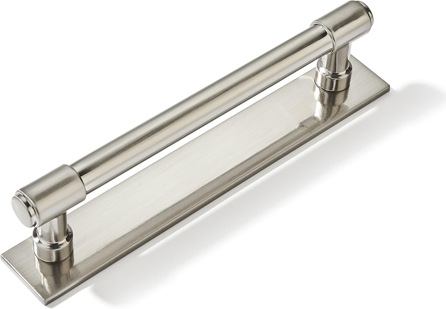 Brushed Satin Nickel Cabinet Pull Backplate 5 Pack for Upgrades