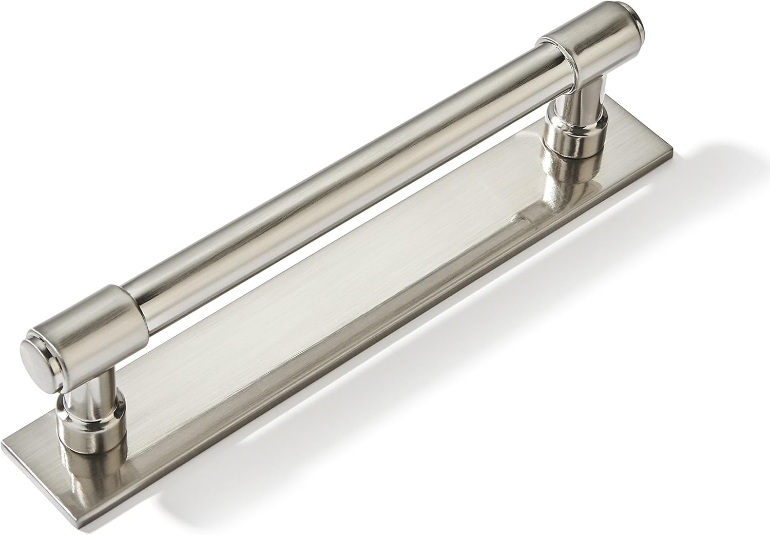 Brushed Satin Nickel Cabinet Pull Backplate 5 Pack for Upgrades