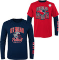 NFL Boys Youth Game Day Team Color 3 Pack T-Shirt and Long Sleeve