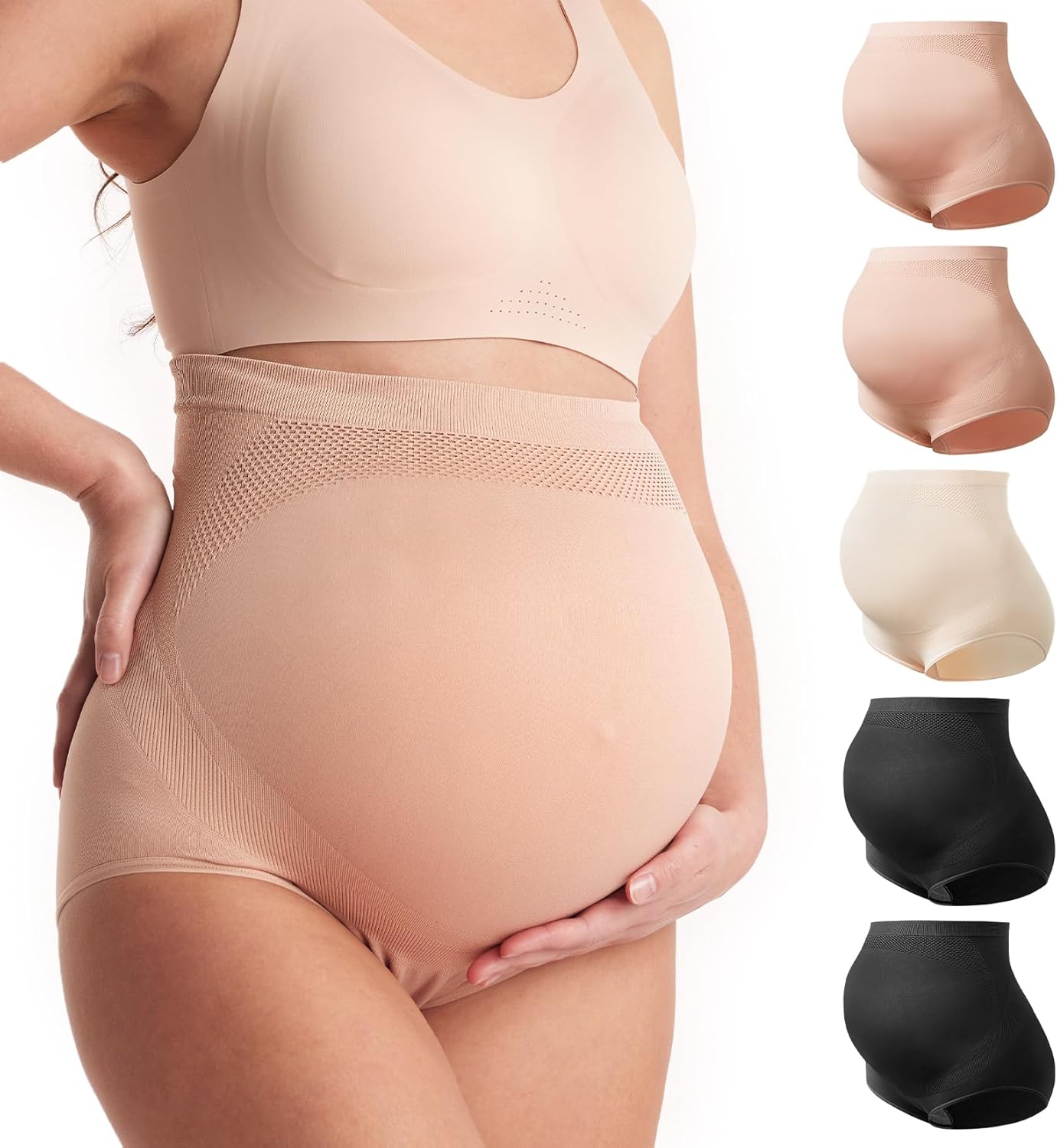 Momcozy Women's Maternity High Waist Underwear for Comfort