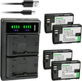 LP-E6 Battery 4-Pack and LTD2 USB Dual Charger - Portable Power
