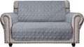 Loveseat Cover Water-Resistant Quilted Furniture Protector - Stay in