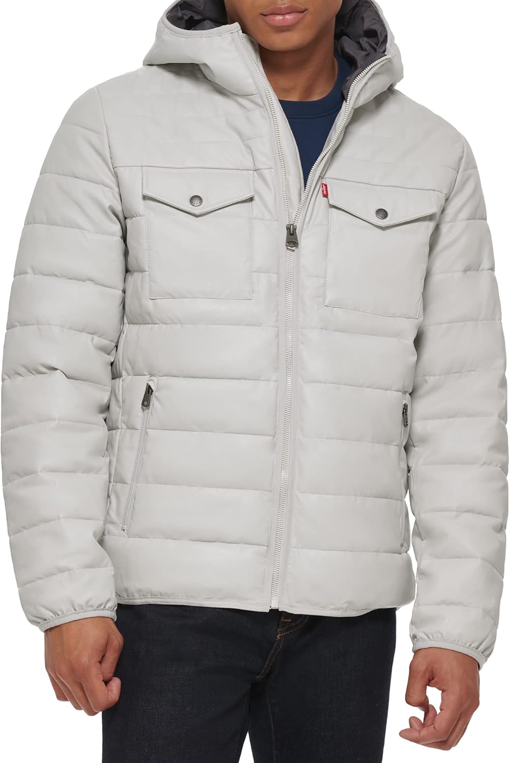 Levi's Water Resistant Performance Stretch Hooded Puffer Jacket