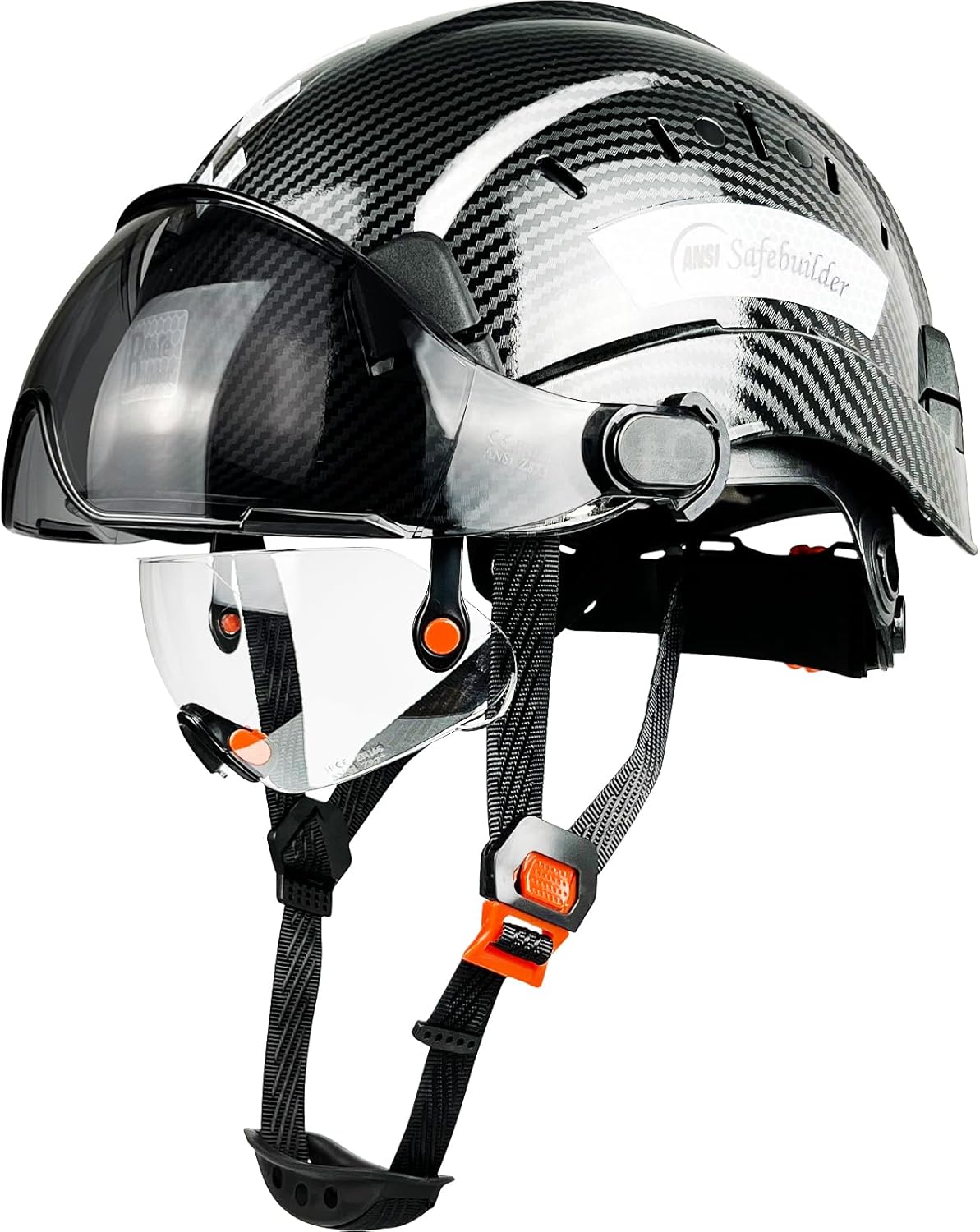 SAFEBUILDER Hard Hat with Visor - Ultimate Head Protection