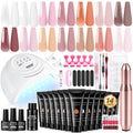 Poly Gel Nail Extension Kit 14 Colors - All In One Starter