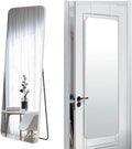 57x20 Door Hanging Full Length Mirror 57 in Silver - Spacious