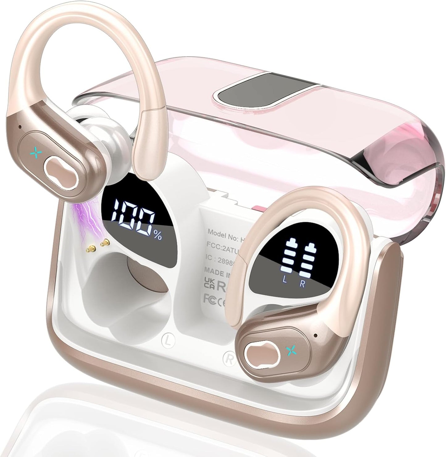 75hr Wireless Earbuds Deep Bass Sport