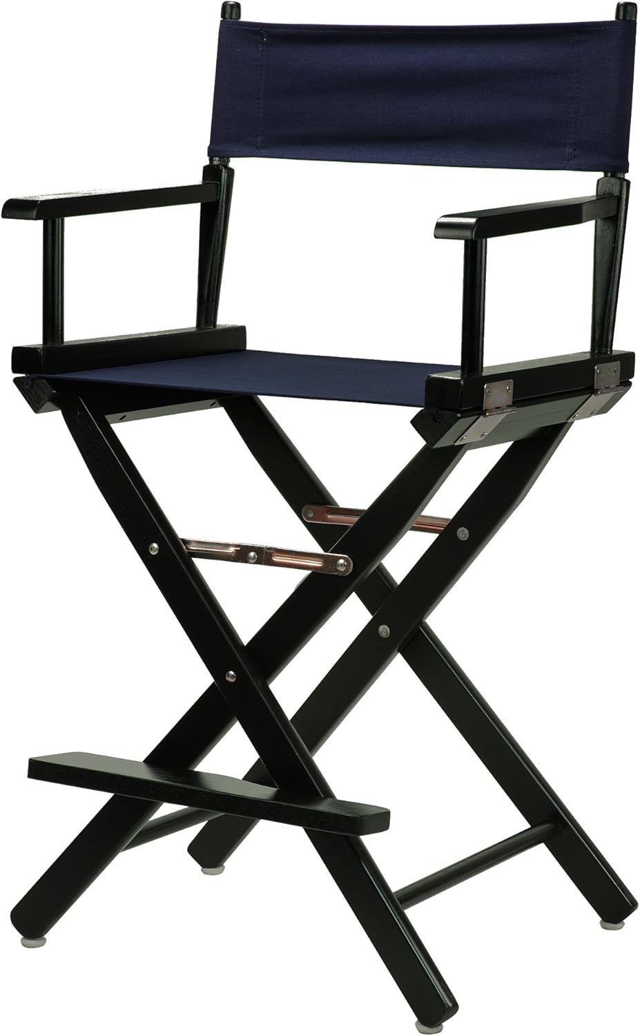 Casual Home 24in Director's Chair with Navy Canvas for Comfort