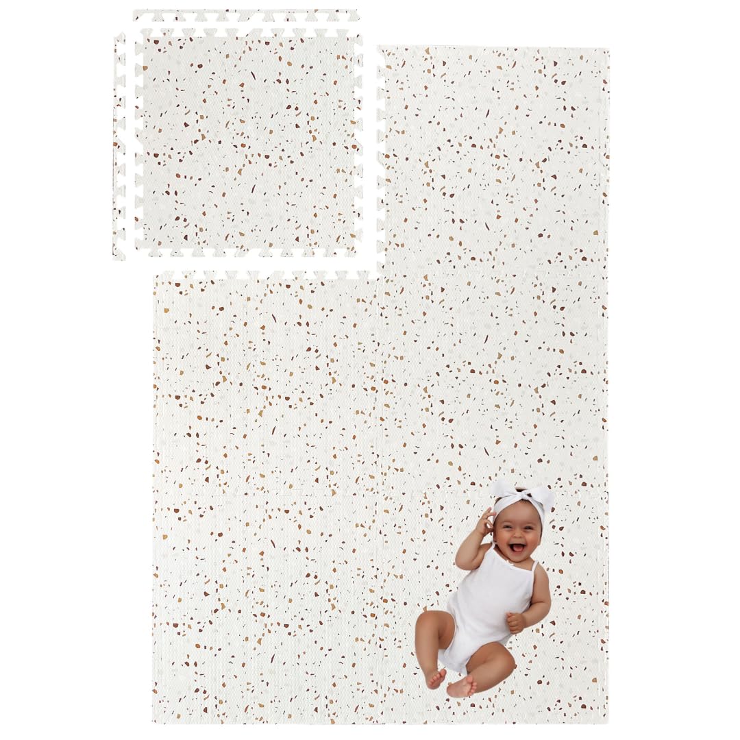 Soft Non-Toxic Foam Play Mat, 4x6 ft - Safe & Stylish Design