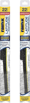 Rain-X Latitude 2-In-1 Water Repellent Wiper Blades, 22 in - Clear