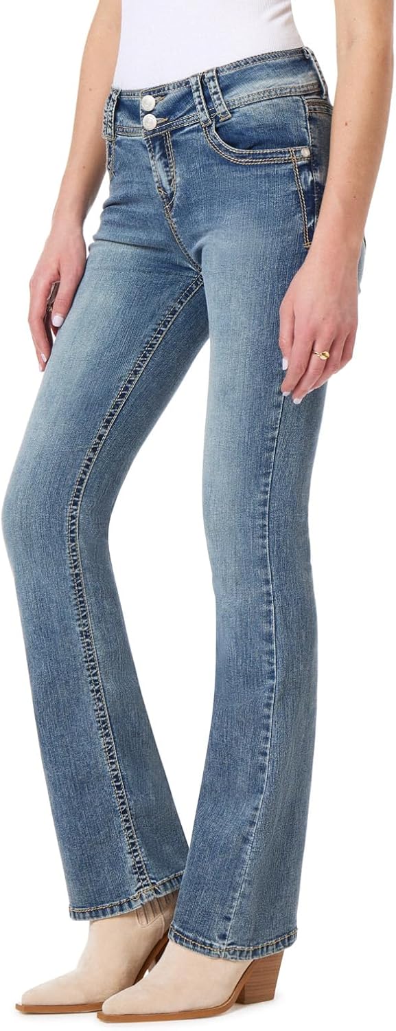 Luscious Curvy Bootcut Jeans for Women in Insta Stretch Denim