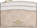Coach Women's Shaped Card Case - Compact Leather Card Holder