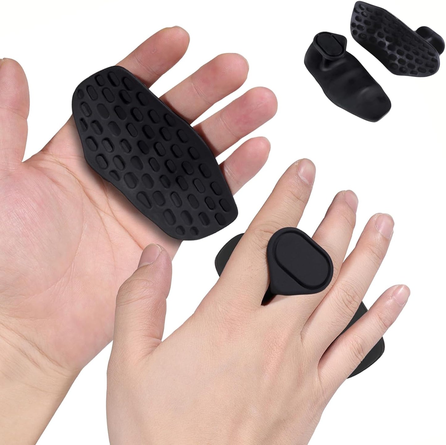 Ergonomic Anti-Slip Workout Grips by SoniVex