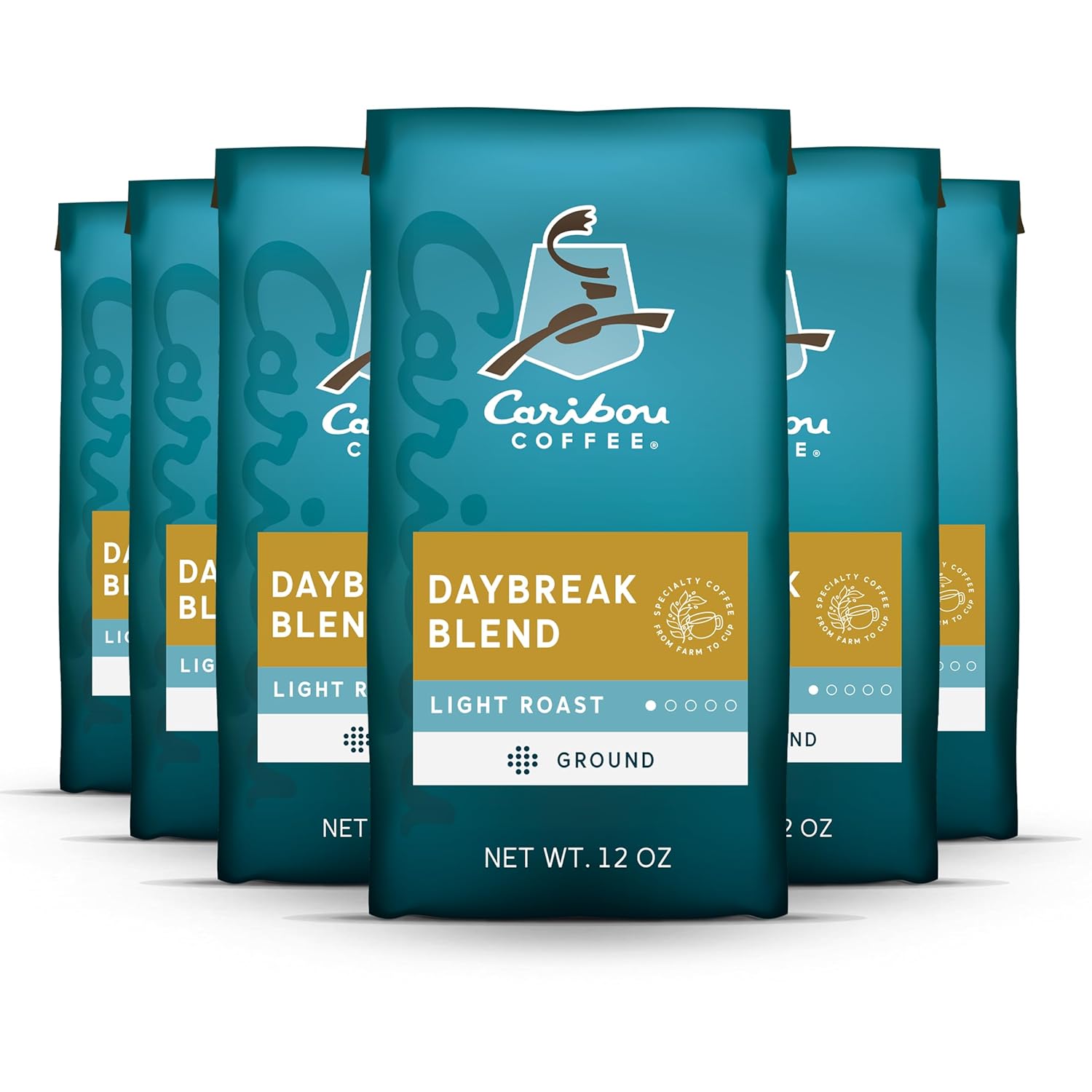 Caribou Coffee Daybreak Blend - 72oz, 6 Bags