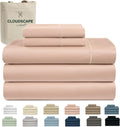 100% Egyptian Cotton Split King Sheet Set - 1000 TC Silky Soft