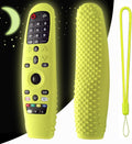 Silicone Case Cover for LG Magic TV Remote - Glow Green, Anti-Slip