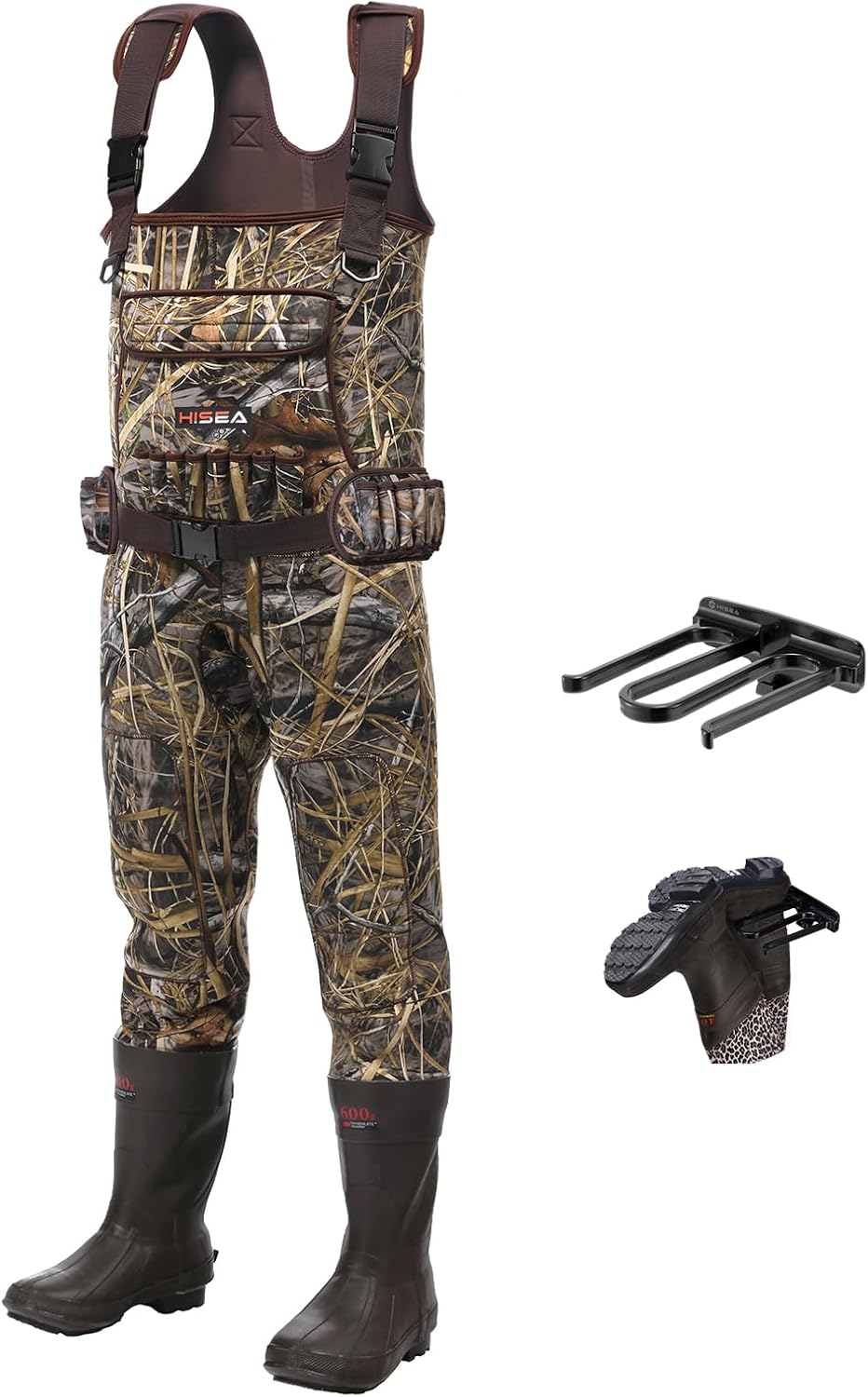 HISEA Hunting Waders for Men with Insulated Boots and Neoprene
