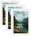 Picrit 19x27 Picture Frame 3 Pack - White Poster Frame Set