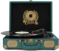 Vinyl Record Player Bluetooth Turntable Portable Suitcase - Retro