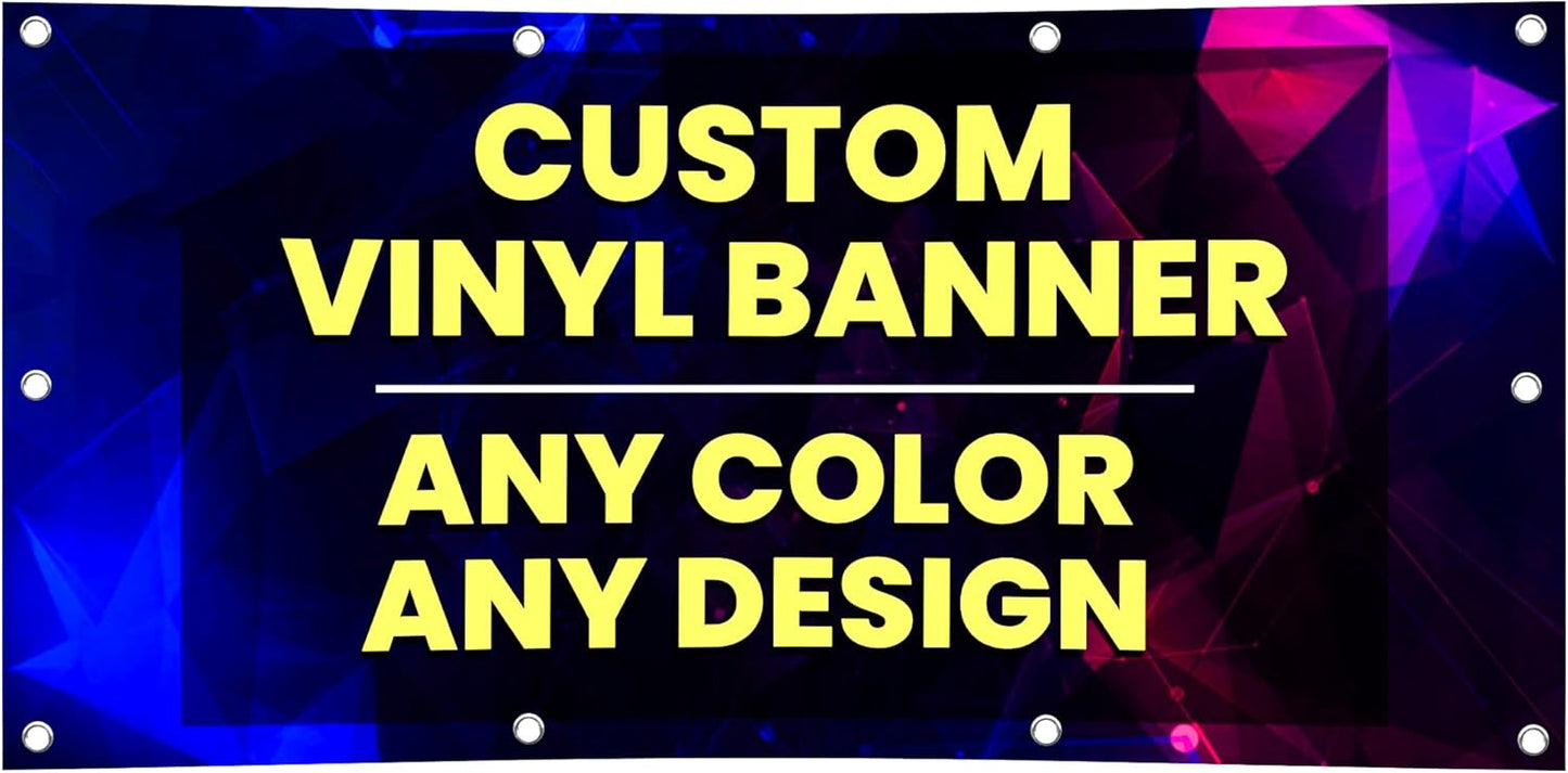 Personalized Custom Vinyl Banner Printing for Events and Parties