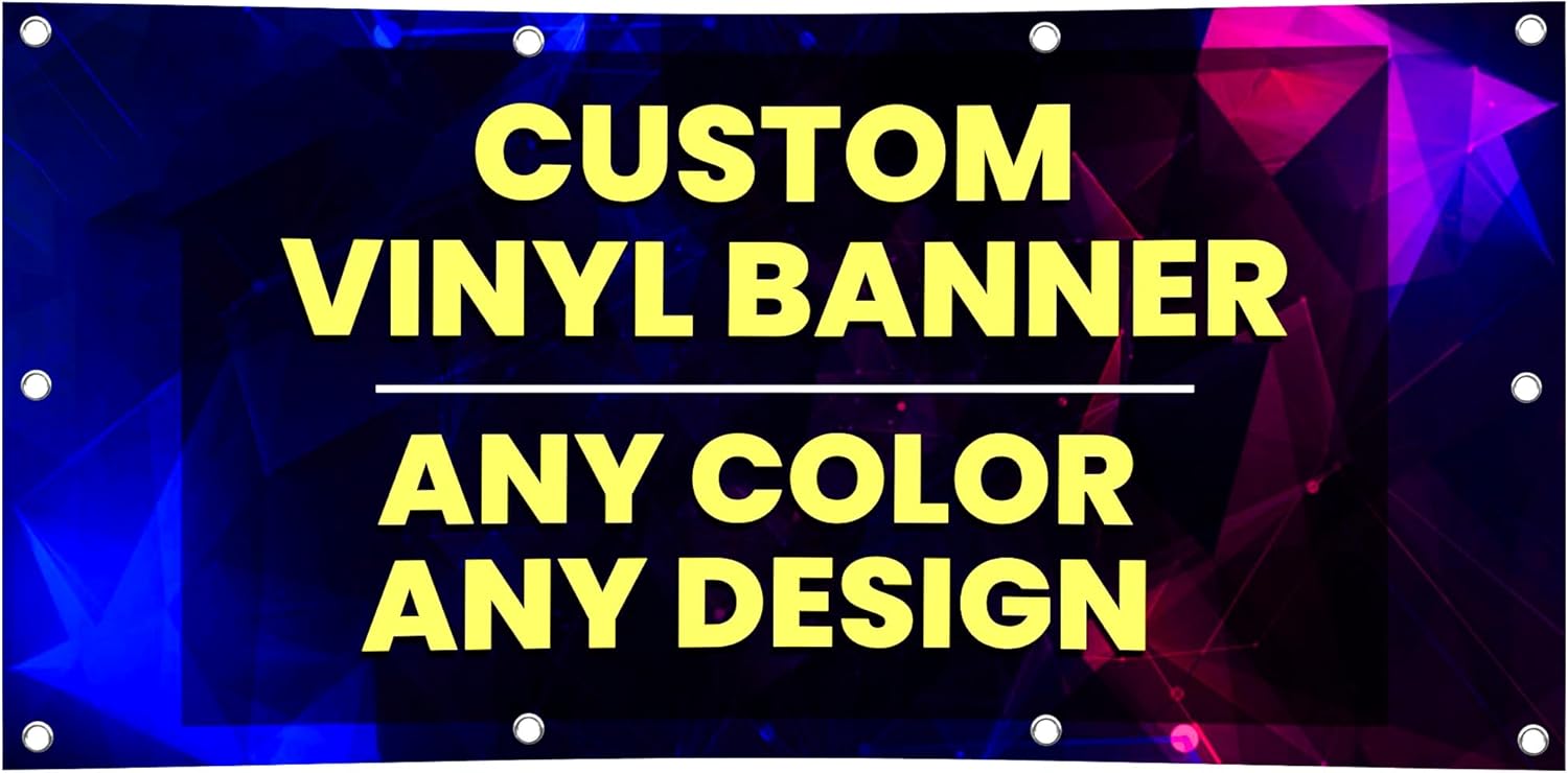 Personalized Custom Vinyl Banner Printing for Events and Parties