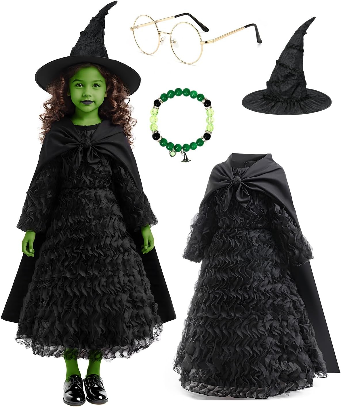 Witch Costume for Girls - Adorable Halloween Outfit for Kids