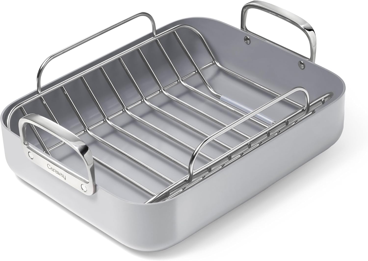 Caraway Roasting Pan 16x13 with Rack for Healthy Cooking
