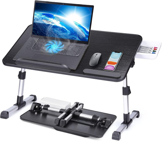 Adjustable Laptop Stand with Cooling Fan