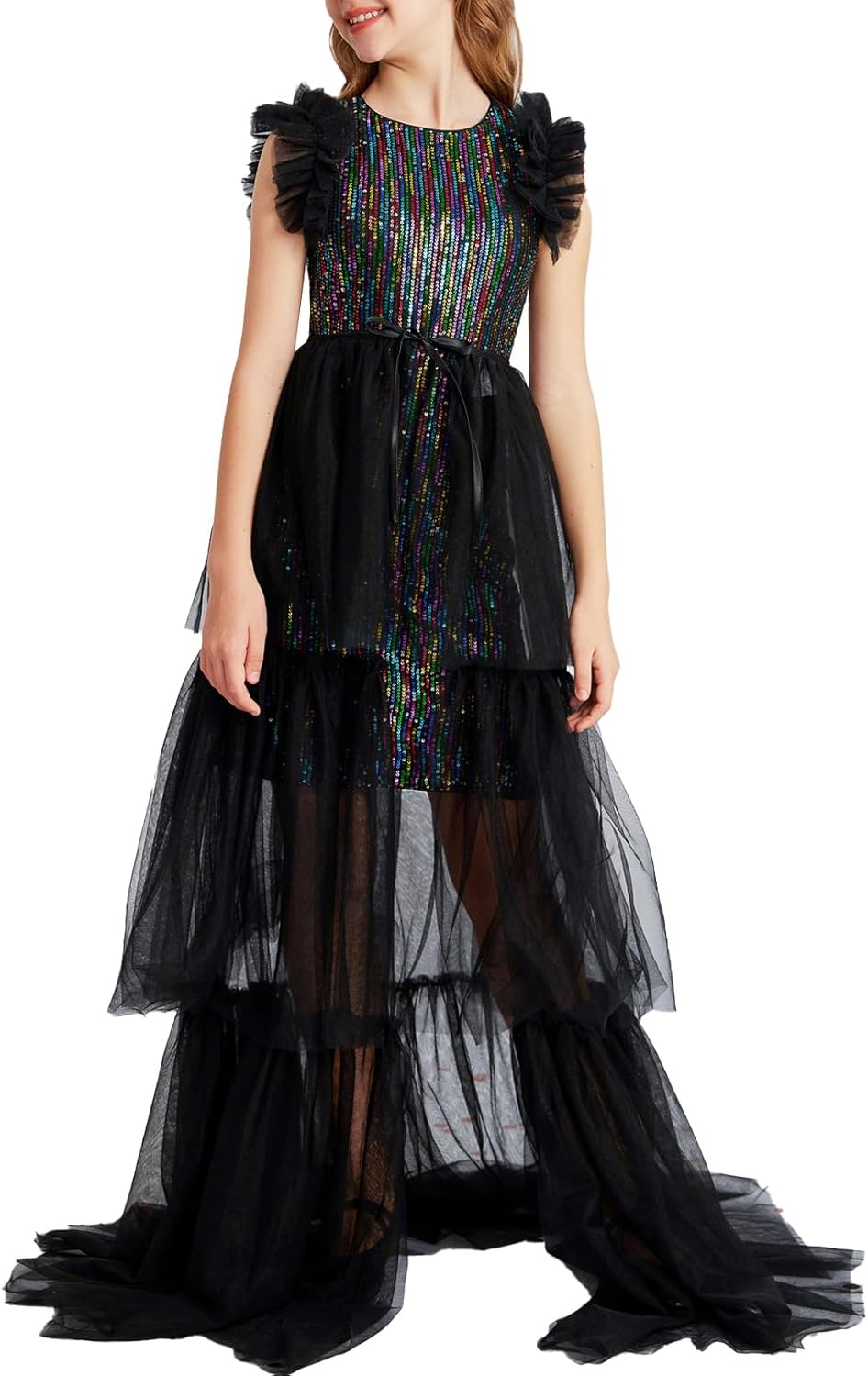 Girls Sequin Dress for Pageants and Parties - Sparkle Style