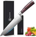 PAUDIN Chef Knife 8 in High Carbon Stainless Steel - Sharp, Balanced