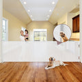 Reinforced 41 in Extra Tall Retractable Baby Gate - Fits up to 120 in