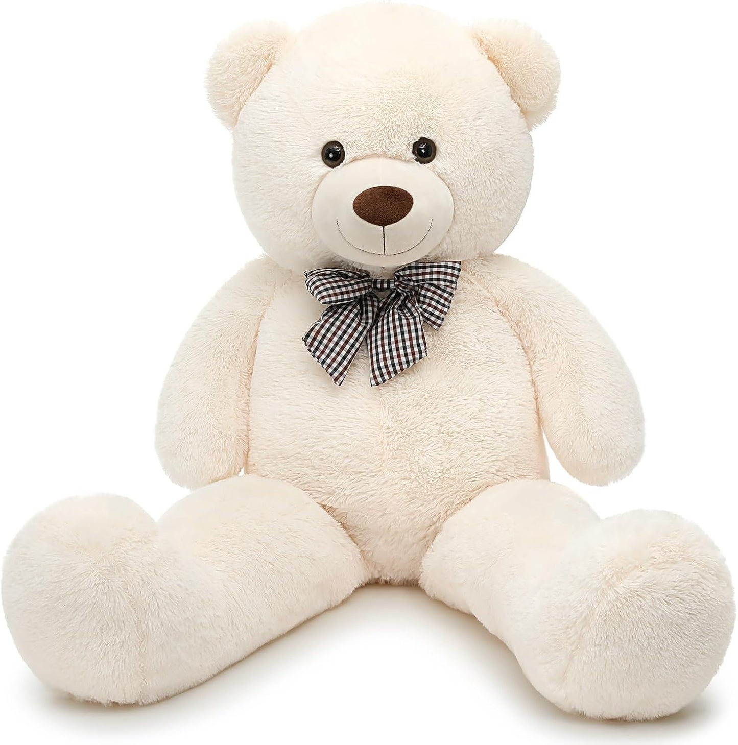 MorisMos Bow Tie Giant Teddy Bear - 39in Plush Soft Toy
