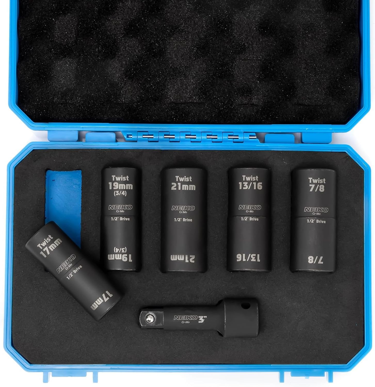 NEIKO Twist Socket Set for Lug Nut Extraction and Repair