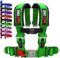 Green 4 Point Harness for Bucket Seat - Quick Release Comfort