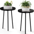 Plant Stand Indoor 2 Pack Corner Wood 20 in Plant Table - Mid Century