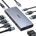 USB C Docking Station Dual Monitor Adapter - 9-in-1 USB C Hub