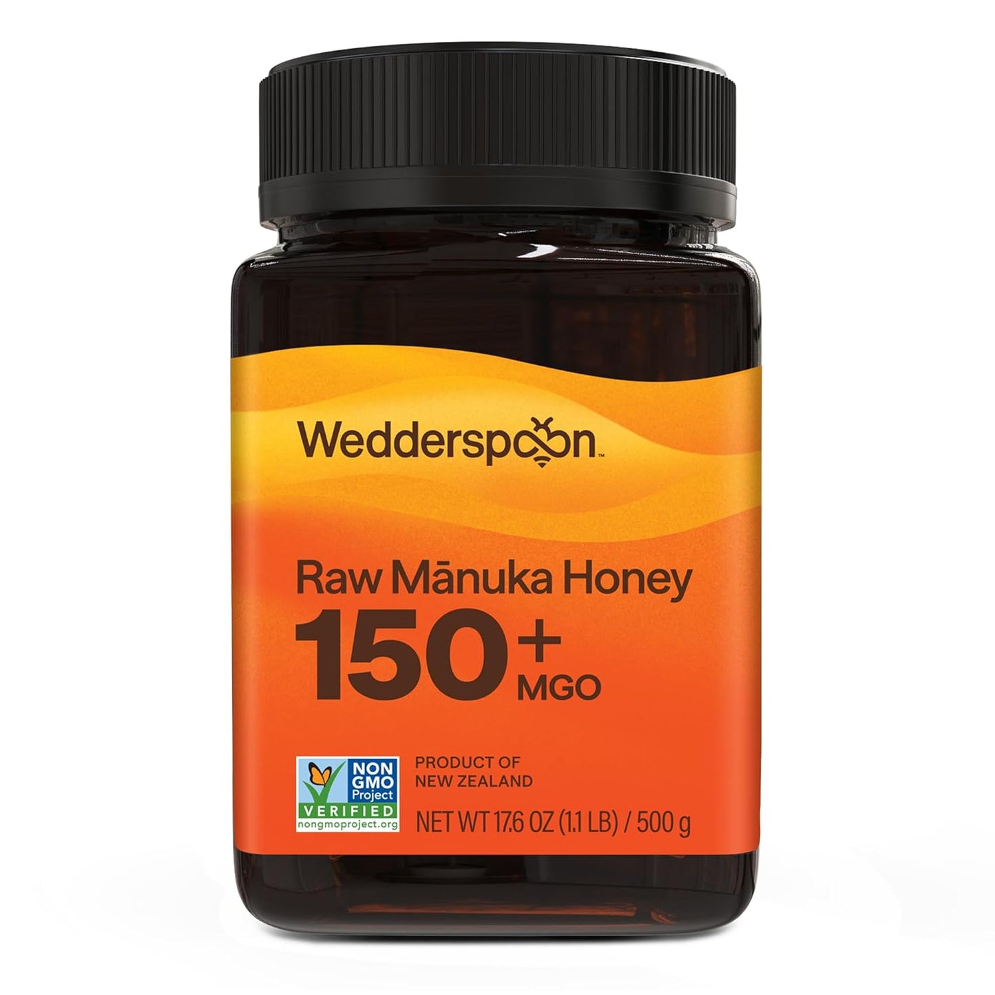 Wedderspoon Raw Premium Manuka Honey, Unpasteurized 17.6 Oz