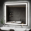 36in x 40in Bathroom Mirror with Lights - Dimmable LED Vanity Mirror