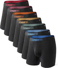 Separatec Men's Bamboo Rayon Boxer Briefs for Comfort and Support