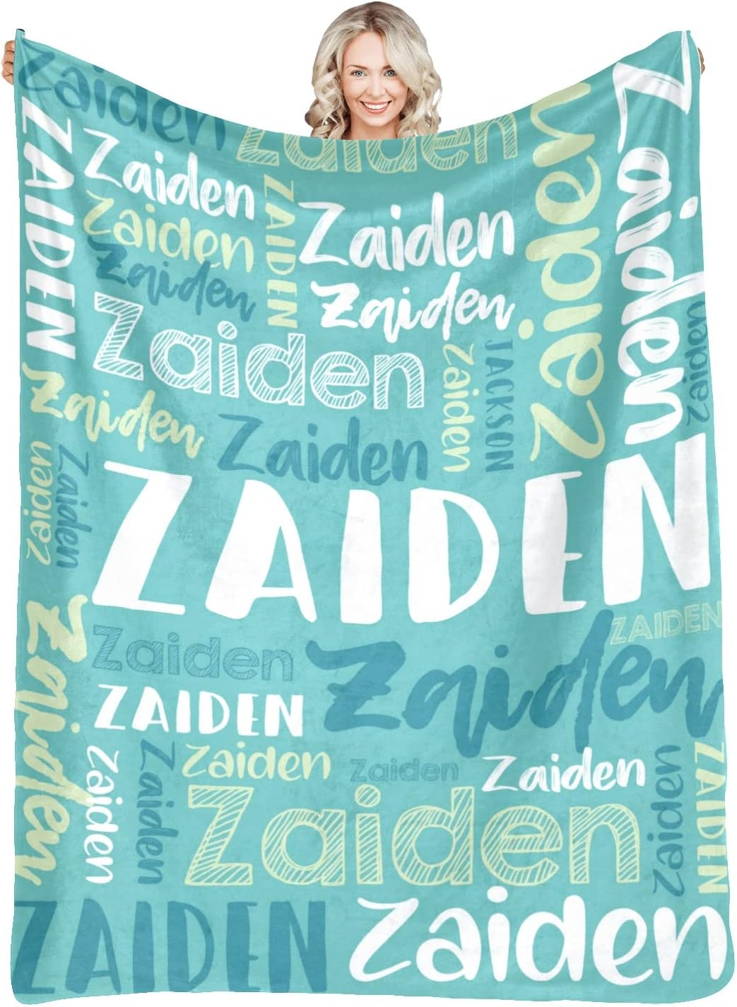 Personalized Blankets for Kids and Adults - Custom Name Throws