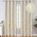 Estelar Textiler Blackout Curtains 52x96 Cream Beige - Elegant Wheat