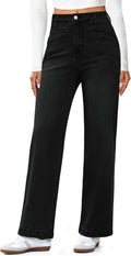 luvamia Wide Leg Jeans High Waisted Stretchy Denim - Versatile Style