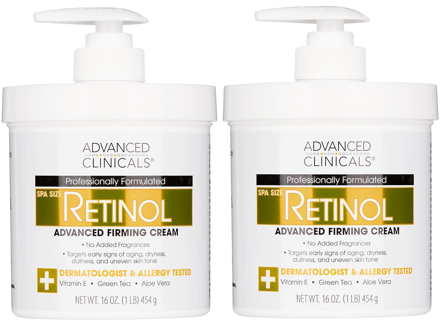 Advanced Clinicals Retinol Body Lotion for Youthful Skin Care